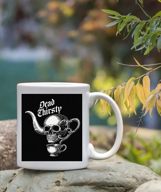 ☠️ Dead Thirsty Skull Mug