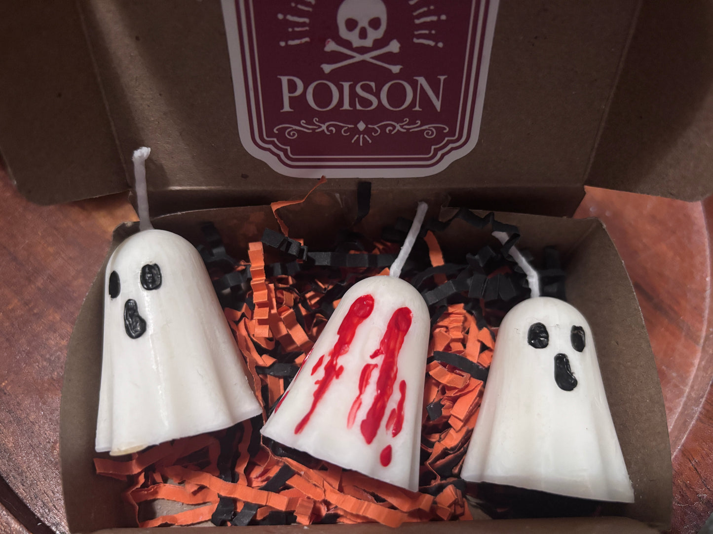 Spooky Ghost Trio Candle Gift Set
