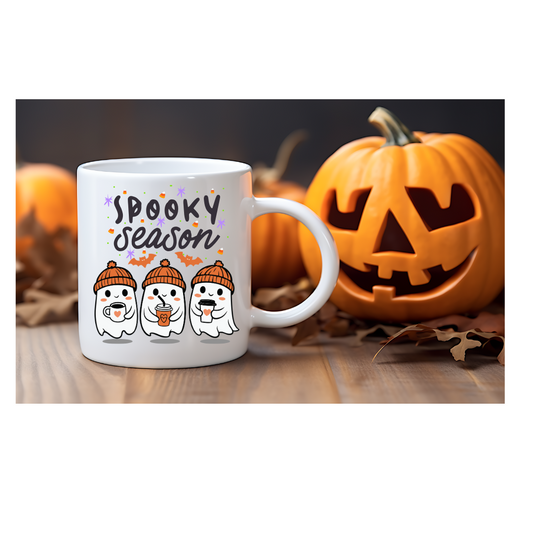 Spooky Season Cute Ghosts Cup